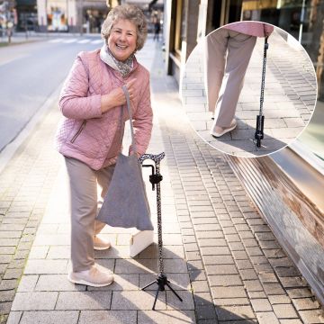 Abstellhilfe für Gehstützen