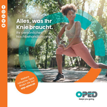 Nachbehandlungsheft Knie